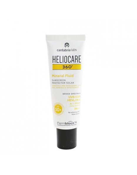 Heliocare 360 Mineral Fluid Αντηλιακή Κρέμα Προσώπου SPF50+ 50ml