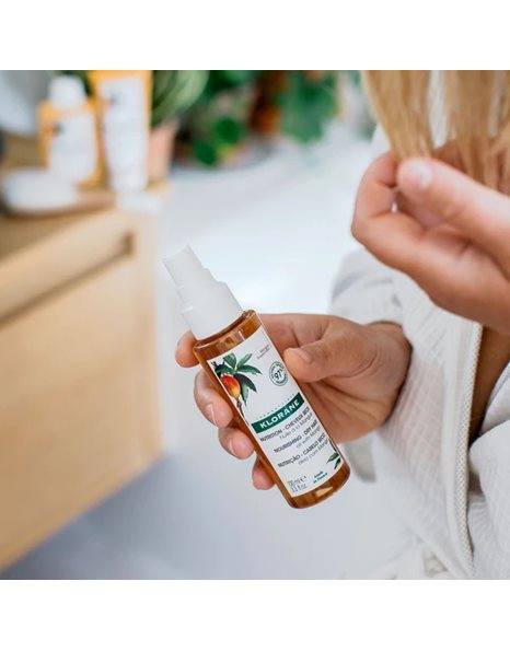 Klorane Nourishing Dry Hair Oil With Mango Έλαιο Θρέψης Με Μάνγκο Για Ξηρά Μαλλιά 100ml