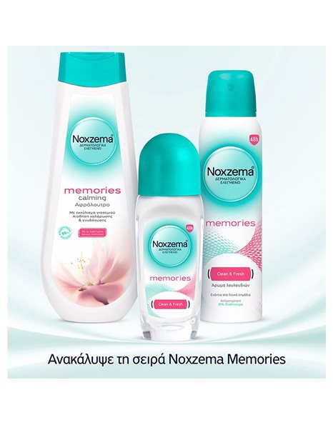 Noxzema Promo Memories Clean & Fresh Γυναικείο Αποσμητικό Roll on 2x50ml (1+1 Δώρο)