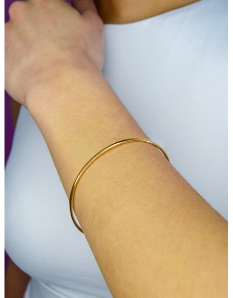 Farma Bijoux Υποαλλεργικό Βραχιόλι Χρυσό Με Άνοιγμα 60CM (BE2GLINE)