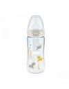 Nuk Πλαστικό Μπιμπερό 300ml First Choice με Θηλή Σιλικόνης & Ένδειξη Θερμοκρασίας 6-18m Γκρι Κοάλα