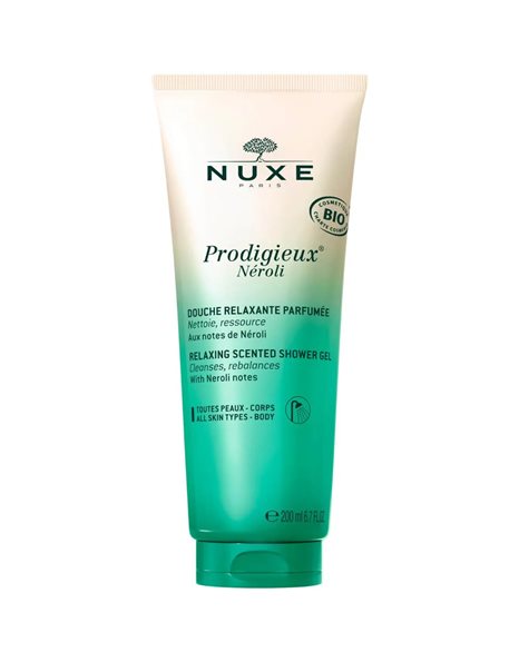 Nuxe Huile Prodigieuse Neroli Relaxing Scented Shower Gel, Αφρόλουτρο 200ml.