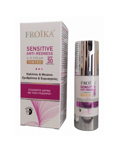 Froika Sensitive AntiRedness Κρέμα Ημέρας με Χρώμα κατά της Ερυθρότητας SPF30 30ml