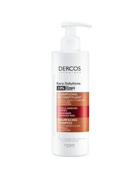 Vichy Dercos Kera-Solutions Resurfacing Σαμπουάν για Ξηρά Μαλλιά 250 ml