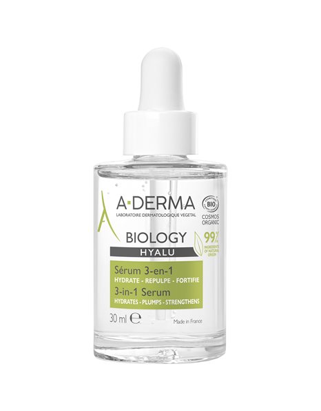 A-Derma Promo Biology Hyalu Serum 3in1 30ml & Δώρο Biology Νερό Ντεμακιγιάζ 100ml