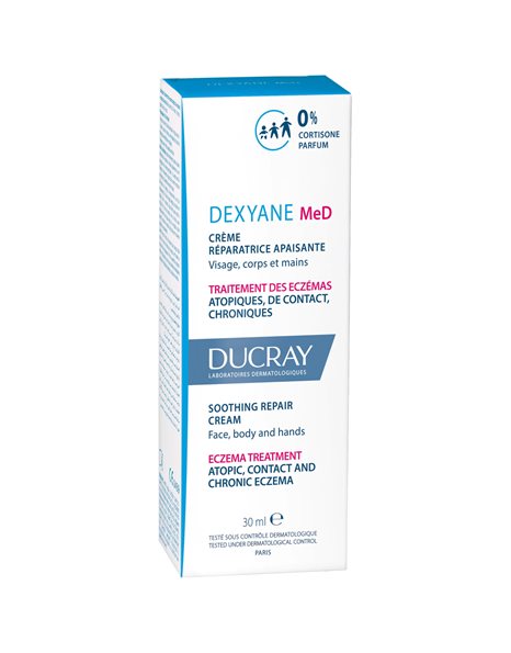 Ducray Dexyane MeD Κρέμα με Επανορθωτική και Καταπραϋντική Δράση - Πρόσωπο και Σώμα 30ml