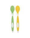 Dr. Brown's Soft-Tip Spoons Μαλακά Κουταλάκια Ταΐσματος (4m+)  Κίτρινο/Πράσινο 2τμχ No.TF011