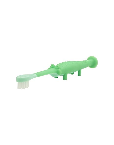 Dr. Brown's Βρεφική Οδοντόβουρτσα Κροκόδειλος Πράσινο για 1-4 χρονών No.HG059