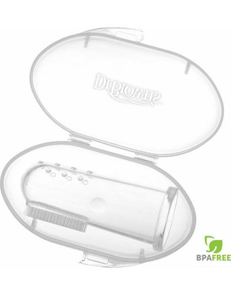 Dr. Brown's Finger Toothbrush 3m+ Βρεφική Δαχτυλική Οδοντόβουρτσα Σιλικόνης 1τμχ No.HG010