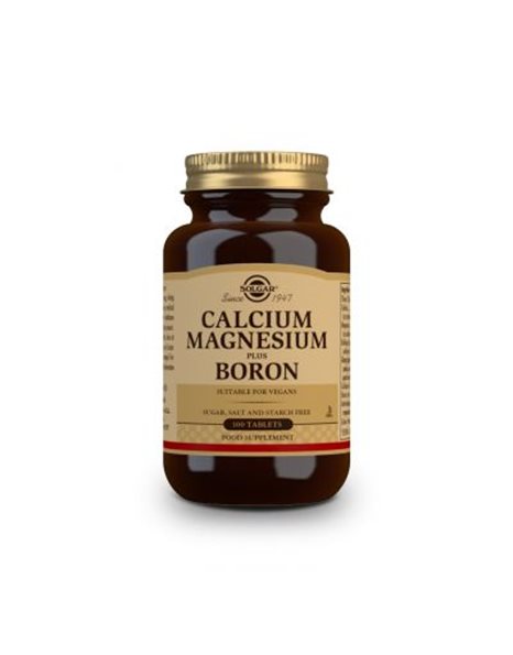Solgar Calcium Magnesium Plus Boron 100 tabs