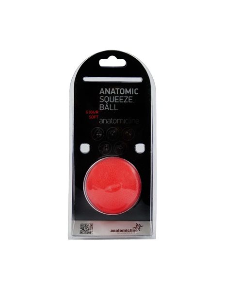 Anatomic LineSqueeze Ball Medium Μπαλάκι Ασκήσεως Χειρός Μέτριο Χρώμα: Κόκκινο 1 Τεμάχιο