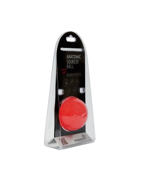 Anatomic LineSqueeze Ball Medium Μπαλάκι Ασκήσεως Χειρός Μέτριο Χρώμα: Κόκκινο 1 Τεμάχιο