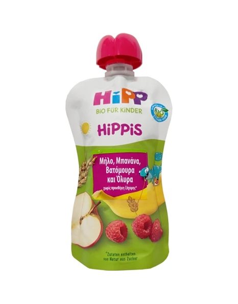 Hipp Φρουτοπολτός Hippis με Μήλο ,Μπανάνα & Όλυρα 100g