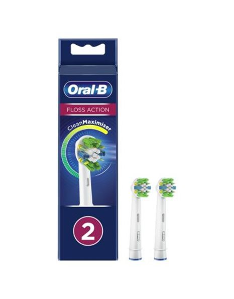 Oral-B Floss Action CleanMaximiser Ανταλλακτικές Κεφαλές Βουρτσίσματος 2 τμχ
