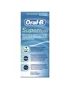 Oral B Super Floss, Οδοντικό Νήμα Με Κερί, Κατάλληλο Για Γέφυρες & Σιδεράκια 50m.