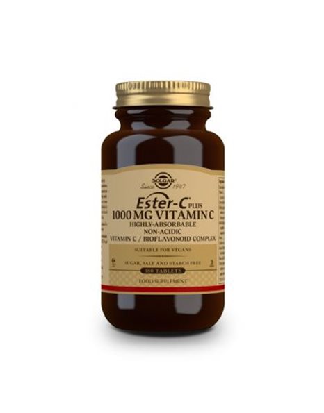 Solgar Ester C 1000mg Συμπλήρωμα Διατροφής για το Ανοσοποιητικό Σύστημα 180 Ταμπλέτες