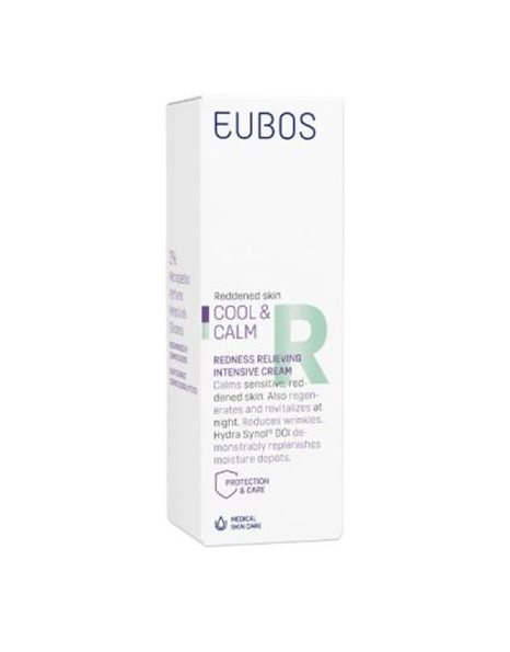 Eubos Cool &Calm Redness Relieving Intensive Cream Καταπραϋντική Κρέμα Nυκτός Για Την Ερυθρότητα30ml