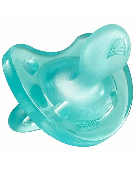 Chicco Physio Soft Πιπίλα Σιλικόνης Βεραμάν Χρώμα για Ηλικίες 6-16m, 1τεμ