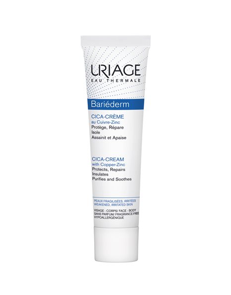 Uriage Bariederm 24ωρη Ενυδατική & Αναπλαστική Κρέμα Προσώπου για Ευαίσθητες Επιδερμίδες 40ml