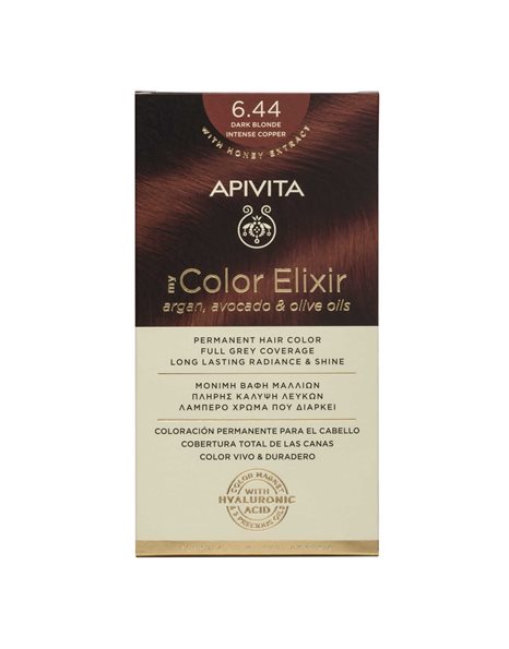 Apivita My Color Elixir 6.44 Ξανθό Σκούρο Έντονο Χάλκινο