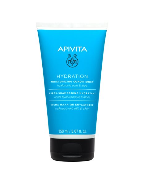 APIVITA Hydration Conditioner για Ενυδάτωση για Ξηρά Μαλλιά με Υαλουρονικό Οξύ και Αλόη, 150 ml