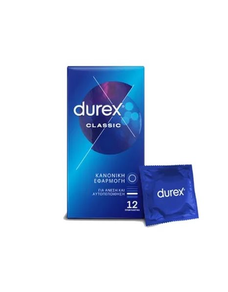 Durex Προφυλακτικά Ευκολοφόρετα Classic 6τμχ