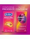 Durex Pleasuremax Προφυλακτικά με Ανάγλυφες Κουκίδες & Ραβδώσεις, 6 τμχ