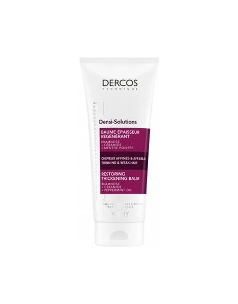 Vichy Dercos Densi-Solutions Restoring Thickening Balm Τονωτικό Βάλσαμο Για Τα Αδύναμα Μαλλιά 200ml 