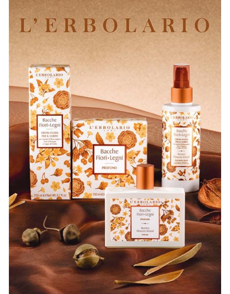 L'Erbolario Berries Flowers-Wood Beauty Set Cerdo Αφρόλουτρο 250ml & Αποσμητική Λοσιόν 100ml
