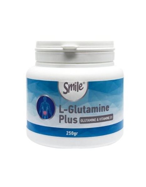Smile L-Glutamine Plus Διατροφικό Συμπλήρωμα με L-Γλουταμίνη & Βιταμίνη Β1 250 g
