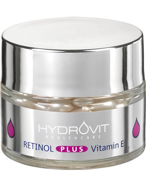 Hydrovit Retinol Plus Vitamin E Monodose Αντιγηραντικός Ορός Προσώπου με Βιταμίνη Ε, 60 caps