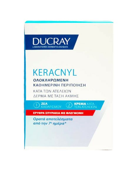 Ducray Keracnyl PP+ Anti-Blemish Cream Κρέμα Κατά των Ατελειών 30 ml & Δώρο Τζελ Καθαρισμού 40 ml
