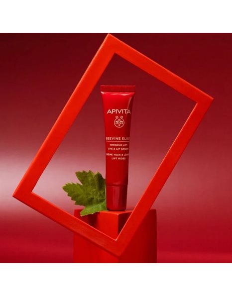 Apivita Beevine Elixir Wrinkle Lift Eye & Lip Cream Αντιρυτιδική Κρέμα Lifting για Μάτια & Χείλη15ml
