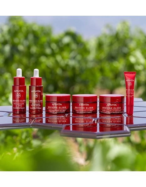 Apivita Beevine Elixir Wrinkle Lift Eye & Lip Cream Αντιρυτιδική Κρέμα Lifting για Μάτια & Χείλη15ml