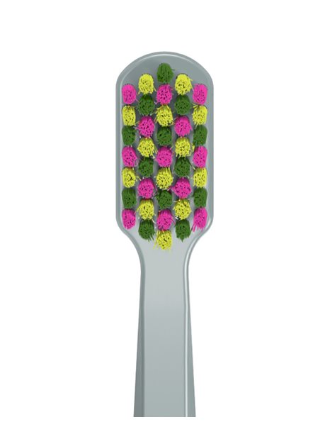 Curaprox CS 5460 Ultra Soft Toothbrush Summer Edition Πολύ Μαλακή Οδοντόβουρτσα Λευκή / Γκρι  2 τμχ