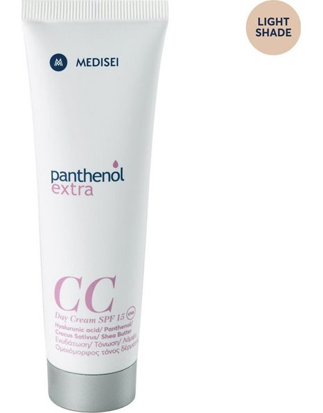 Medisei Panthenol Extra CC Day Cream SPF15 Light Shade 50ml & Micellar True Cleanser 3 In 1 100ml