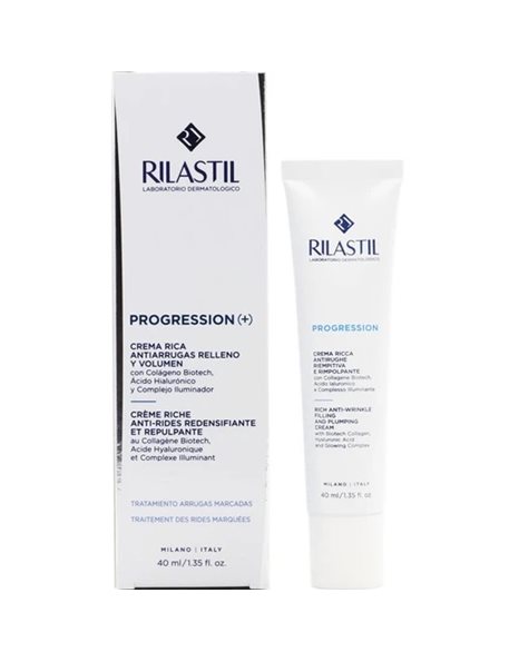 Rilastil Progression (+) Rich Anti-Wrinkle Cream  Κρέμα Προσώπου με Πλούσια Υφή για Αντιγήρανση 40ml