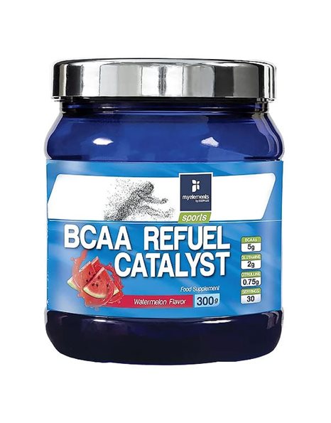 My Elements Sports BCAA Refuel Catalyst Watermellon Συμπλήρωμα Διατροφής σε γεύση Καρπούζι 300gr