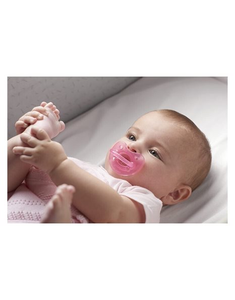 Chicco Πιπίλα Όλο Σιλικόνη Ροζ για 6-16 μηνών (C60-02712-11) 1τμχ