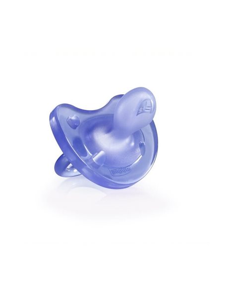 Chicco Physio Soft Πιπίλα Σιλικόνη για Ηλικίες 16-36m Μωβ, 1τμχ