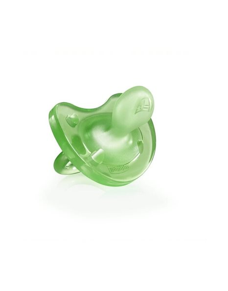 Chicco Physio Soft Πιπίλα Σιλικόνη για Ηλικίες 16-36m Μωβ, 1τμχ