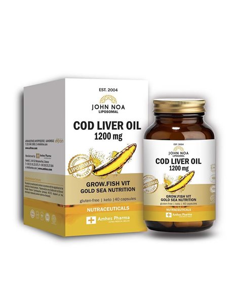 John Noa Liposomal Cod Liver Oil 1200mg 40 Κάψουλες