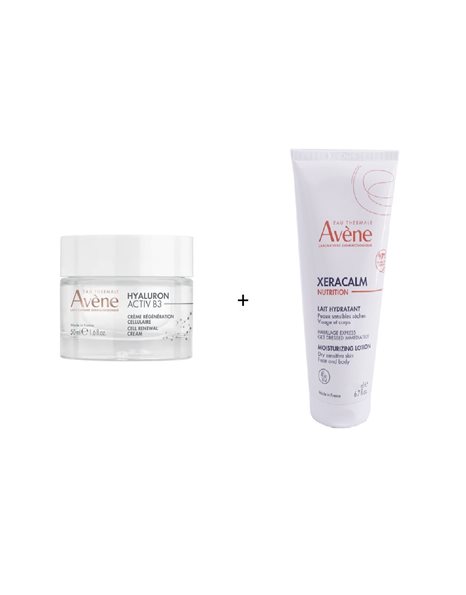 Avene Promo Hyaluron B3 Cell Renewall Cream 50ml & Δώρο Nutrition Moisturizing Lotion 100 ml