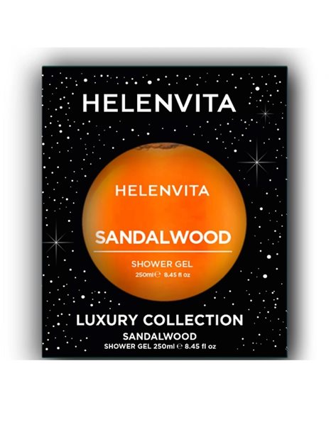 Helenvita Luxury Collection Sandalwood ShowerGel Αφρόλουτρο Με Άρωμα Σανδαλόξυλο 250ml 