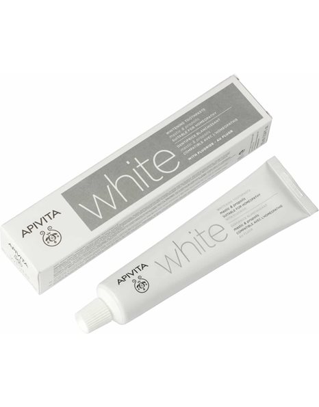 Apivita White Λευκαντική Οδοντόπαστα με Μαστίχα & Πρόπολη,75ml