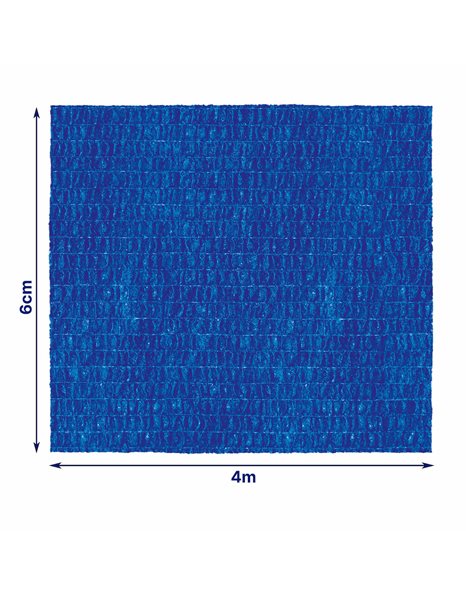 Hansaplast Cohesive Bandage Αυτοσυγκρατούμενος Επίδεσμος 6cm x 4m Μπλε 1τμχ