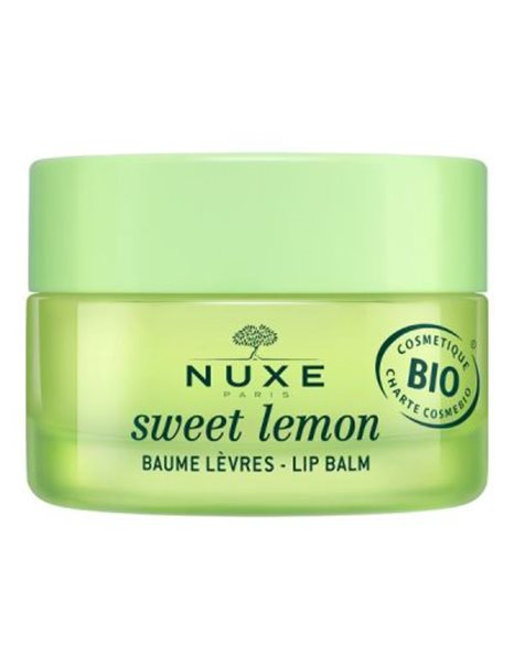 Nuxe Sweet Lemon Lip Balm Ενυδατικό Βάλσαμο Χειλιών Mε Άρωμα Λεμονιού 15gr