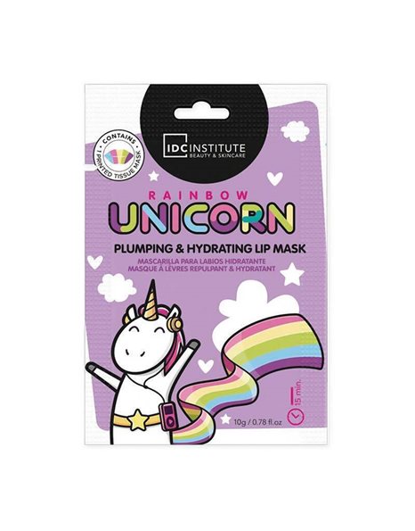  Idc Μάσκα Χειλιών Institute Rainbow Unicorn Plumping & Hydrating Lip Mask 1 τμχ