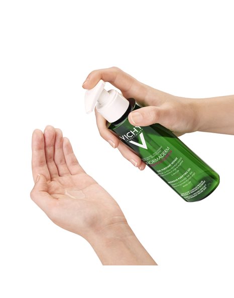 Vichy Normaderm Phytosolution Gel Καθαρισμού Προσώπου για Λιπαρές επιδερμίδες με Τάση Ακμής 400ml