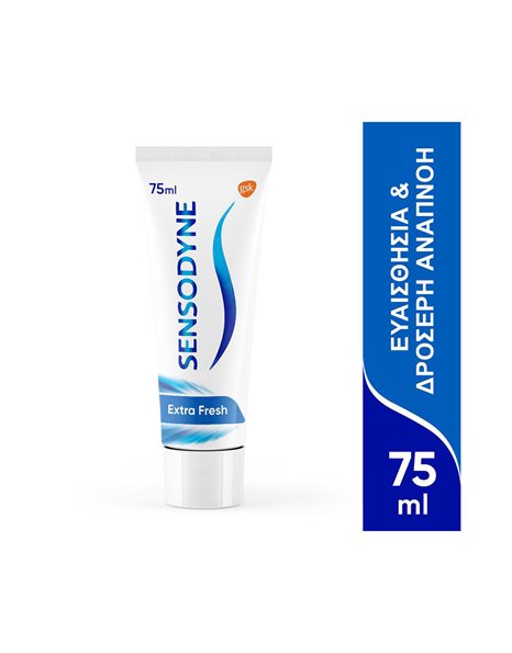 Sensodyne Extra Fresh Οδοντόκρεμα για τα Ευαίσθητα Δόντια Με Γεύση Μέντας, 75ml